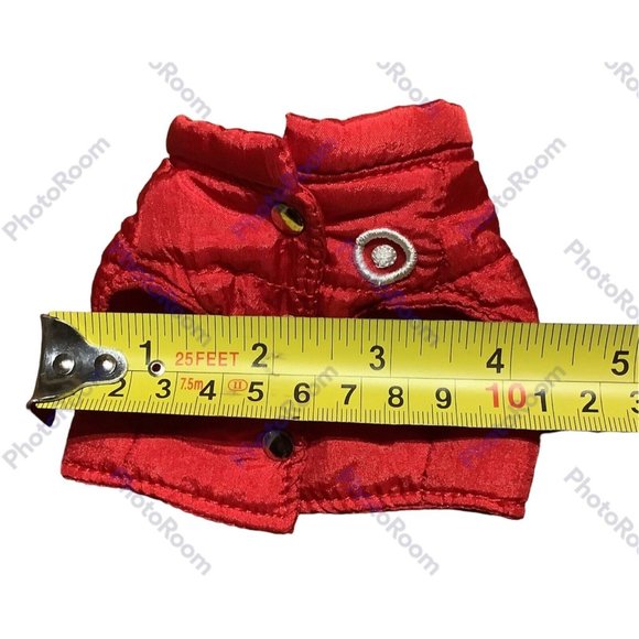 Replacement Red Target Puffer Vest for Bullseye Toy Mascot - Picture 6 of 6